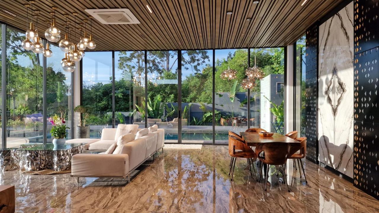 Villa Obsidian, With Staff, Sea View And Walk To Choeng Mon Beach 外观 照片