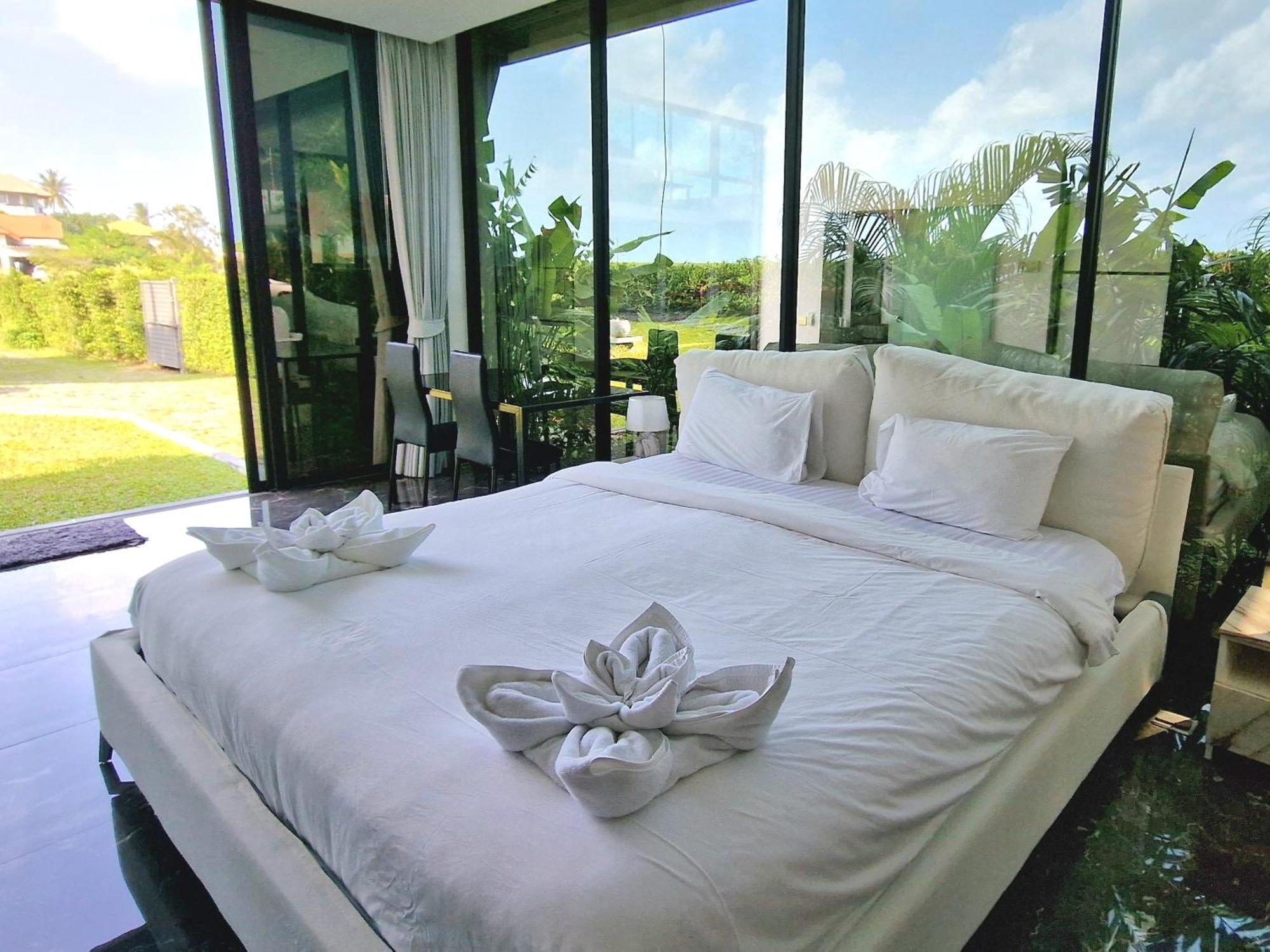 Villa Obsidian, With Staff, Sea View And Walk To Choeng Mon Beach 外观 照片
