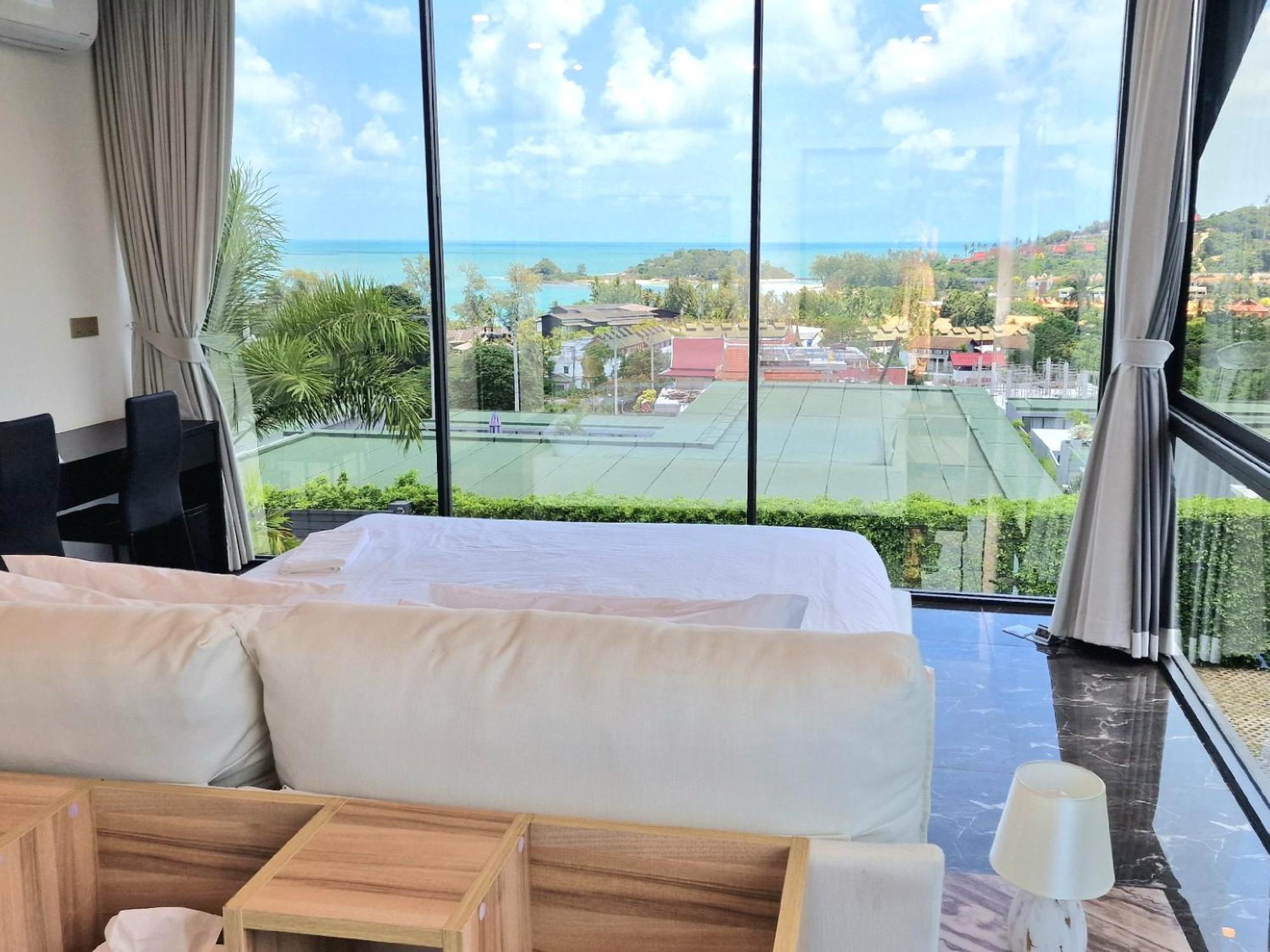 Villa Obsidian, With Staff, Sea View And Walk To Choeng Mon Beach 外观 照片