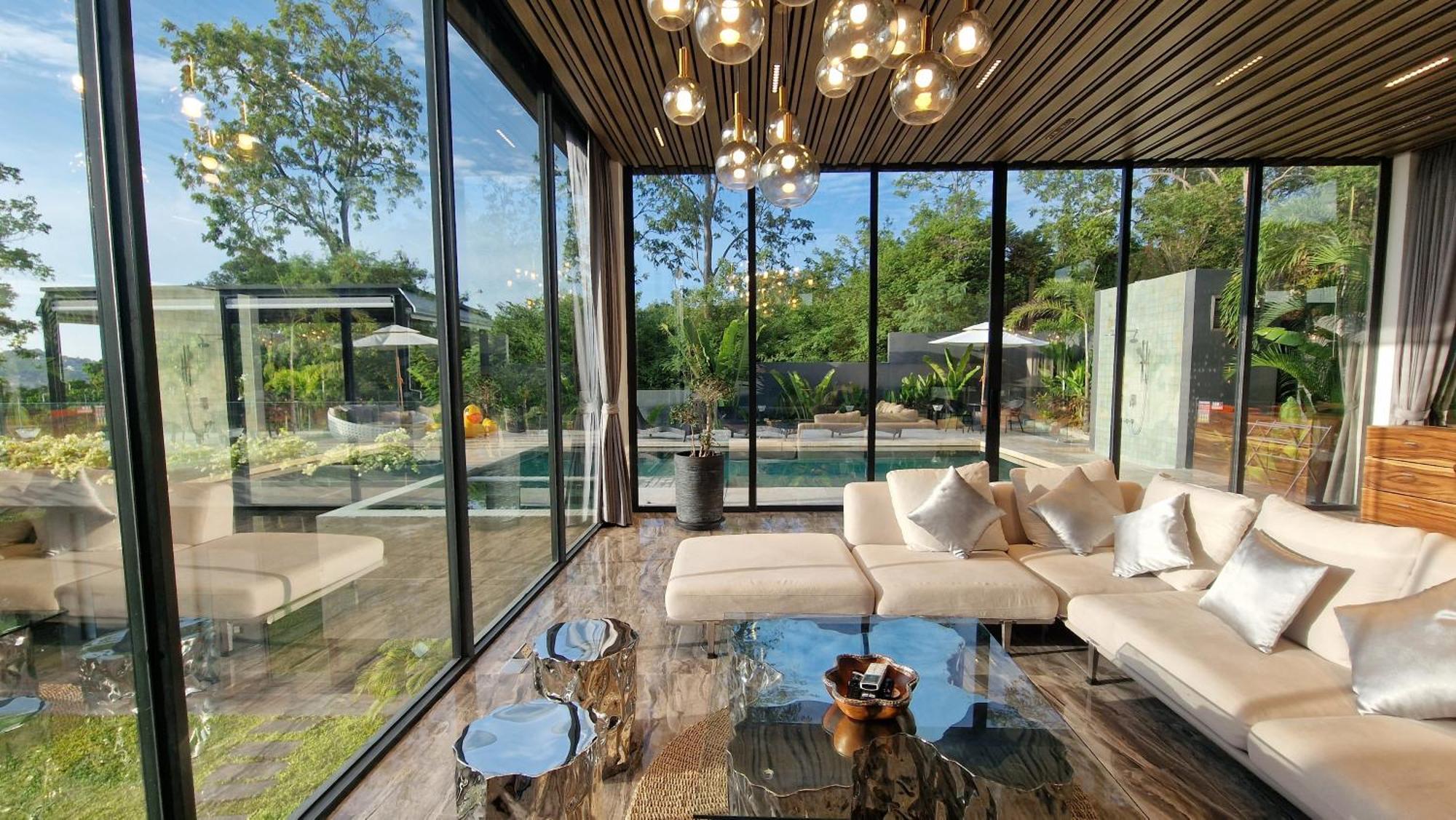 Villa Obsidian, With Staff, Sea View And Walk To Choeng Mon Beach 外观 照片
